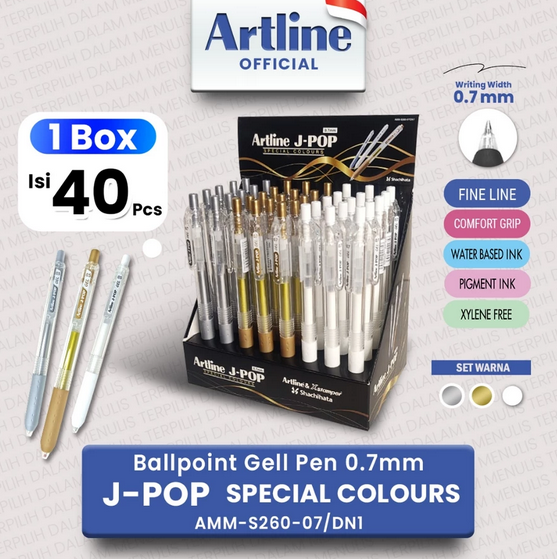 ARTLINE BALLPOINT J-POP SPECIAL COLOURS SET