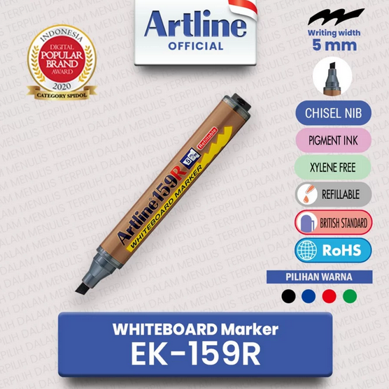 ARTLINE EK-159R W/B MARKER BLACK
