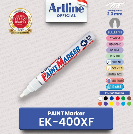 ARTLINE EK-400 XF PAINT MARKER WHITE