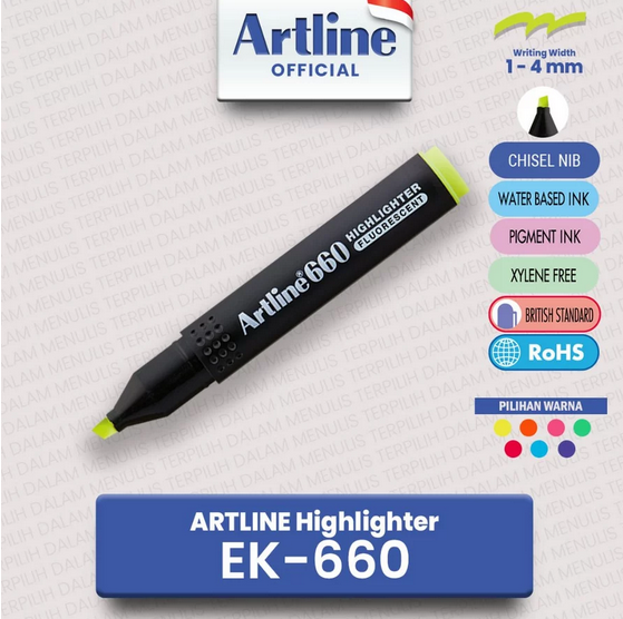 ARTLINE EK-660 HIGHLIGHTER PINK