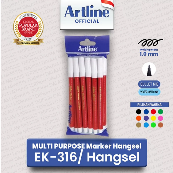 ARTLINE EK-316 HANGSEL RED
