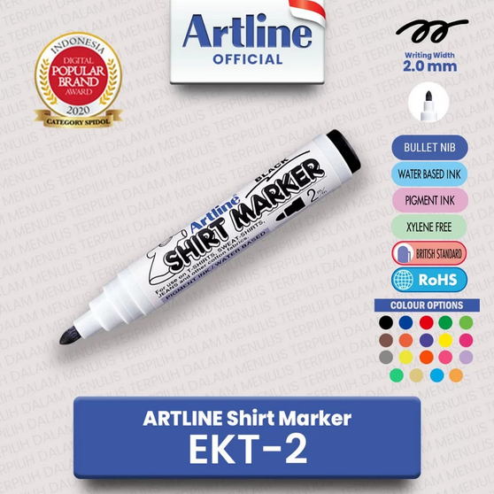 ARTLINE EKT-2 T-SHIRT MARKER PALE ORANGE