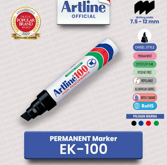 ARTLINE EK-100 PERMANENT MARKER BLACK