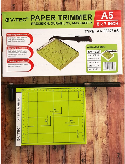 V-TEC VT-510/F4 PAPER CUTTER GREEN/BLUE