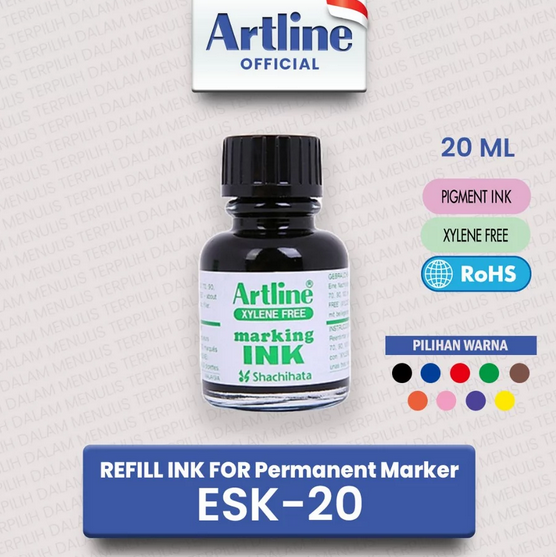ARTLINE ESK-20 PERMANENT INK BLACK