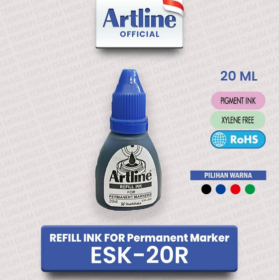 ARTLINE ESK-20R PERMANENT INK BLUE
