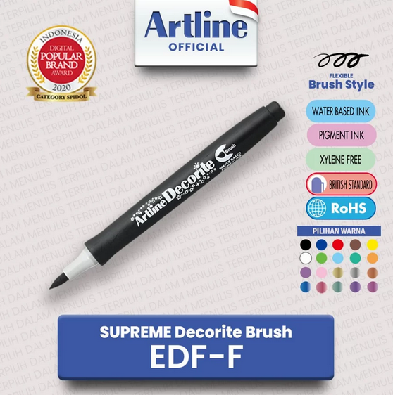 ARTLINE DECORITE EDF-F PASTEL PURPLE