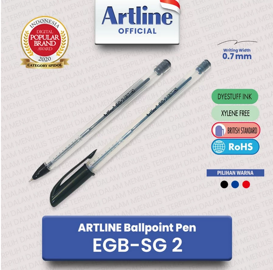 ARTLINE EGB-SG2 BALLPOINT BLACK