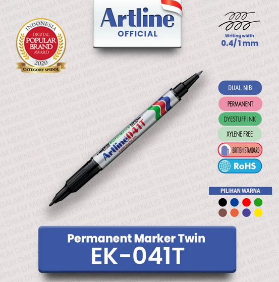 ARTLINE EK-041T PERMANENT MARKER ORANGE
