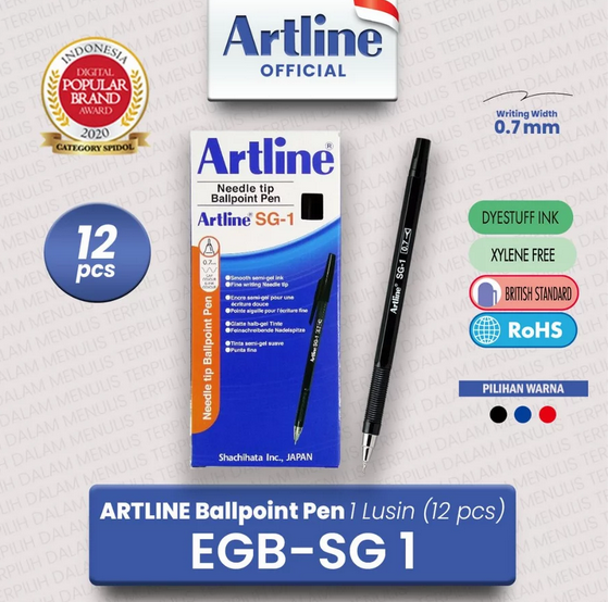 ARTLINE EGB-SG1 BALLPOINT BLACK