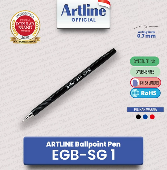 ARTLINE EGB-SG1 BALLPOINT BLACK
