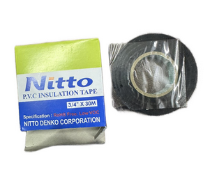 NITTO ISOLASI LISTRIK HITAM 3/4" X 30 M