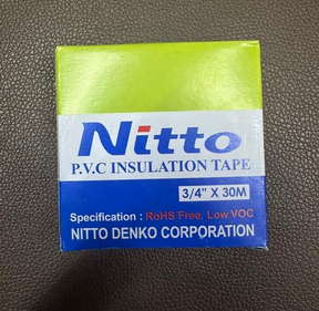NITTO ISOLASI LISTRIK HITAM 3/4" X 30 M