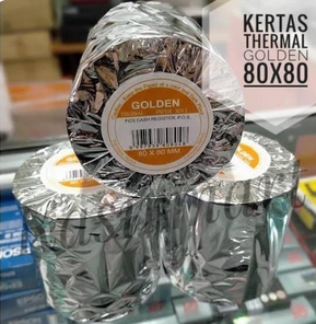 GOLDEN THERMAL 80 x 80MM CORE 21 MM 65 MTR